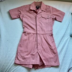 Dickies Workwear Style Pink Romper sz XS